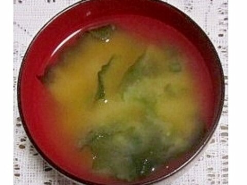 生わかめの味噌汁(液体みそ)